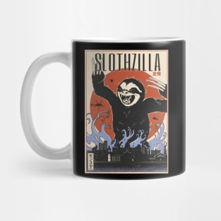 Slothzilla Funny Monster Sloth Mug